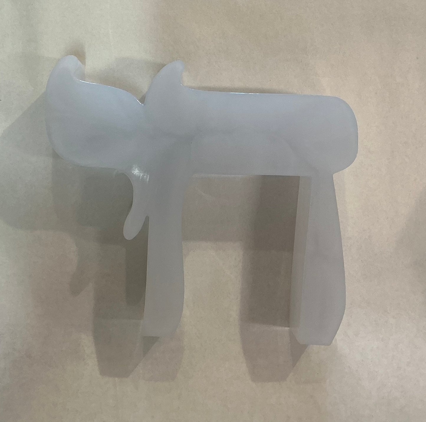 Large Chai Sculpture in Resin