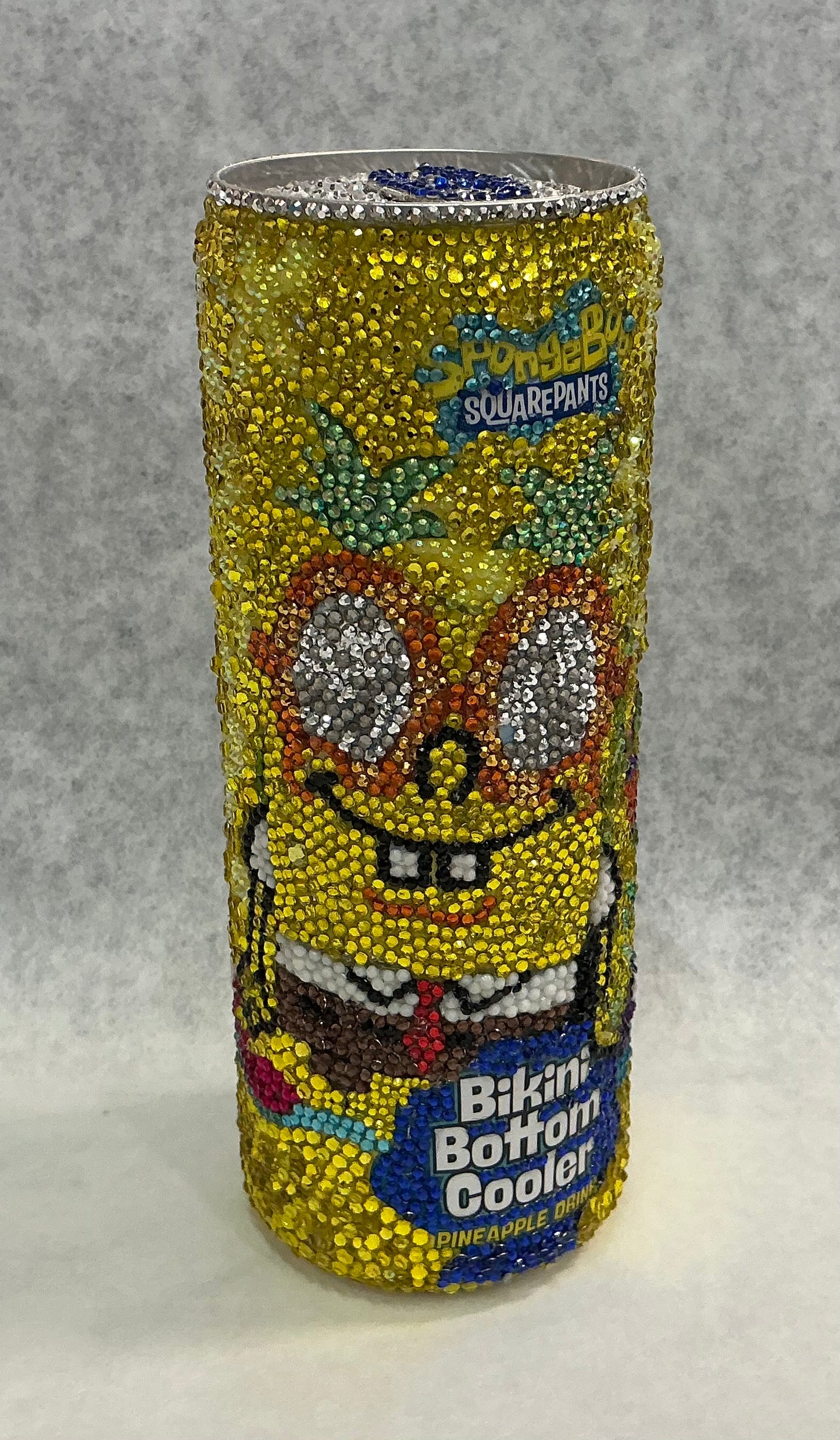 Crystal Embellished SpongeBob Can (One of a Kind)