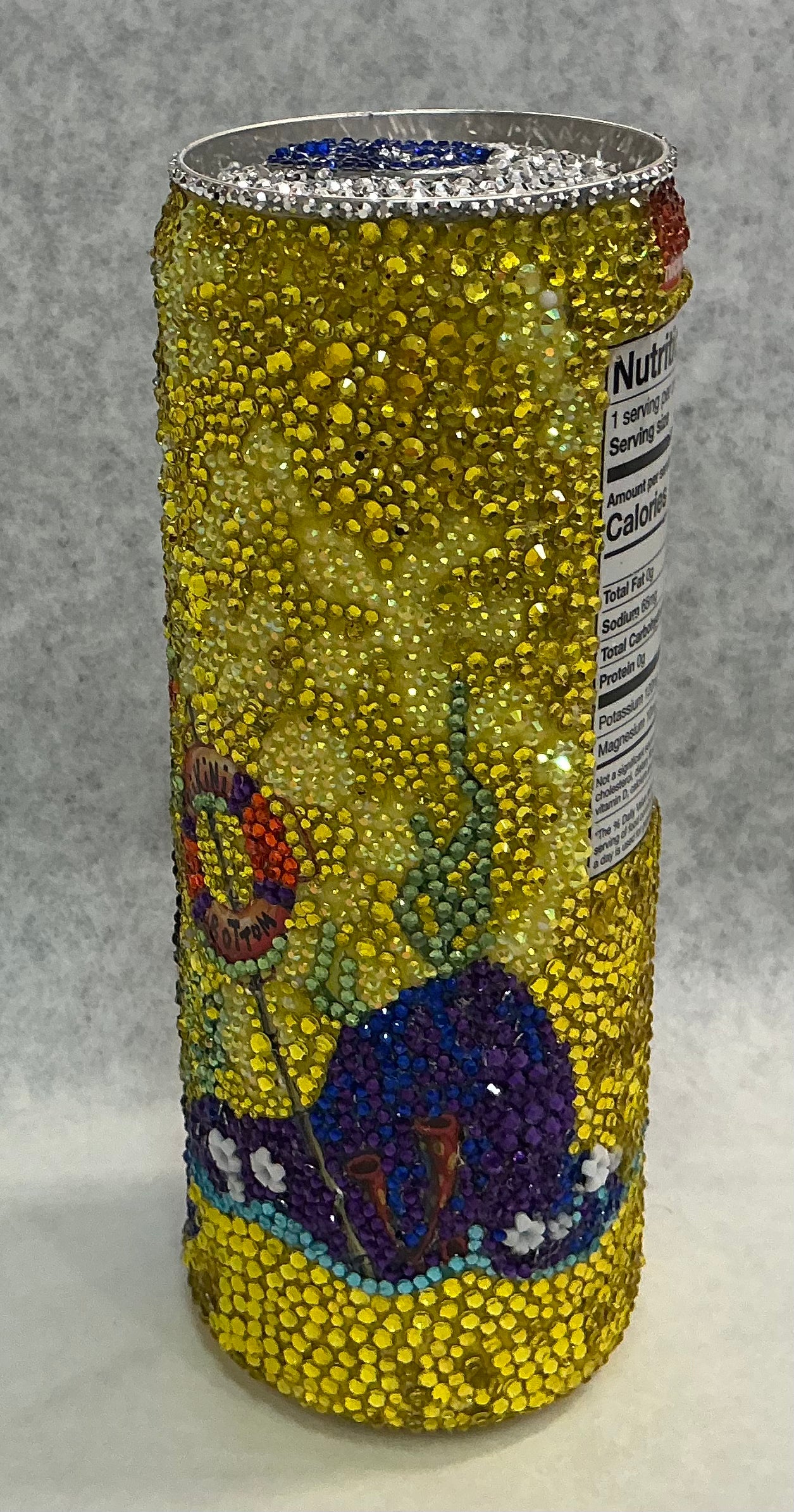 Crystal Embellished SpongeBob Can (One of a Kind)