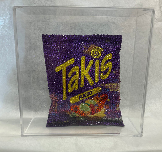 Crystal Embellished Takis Bag (One of a Kind)