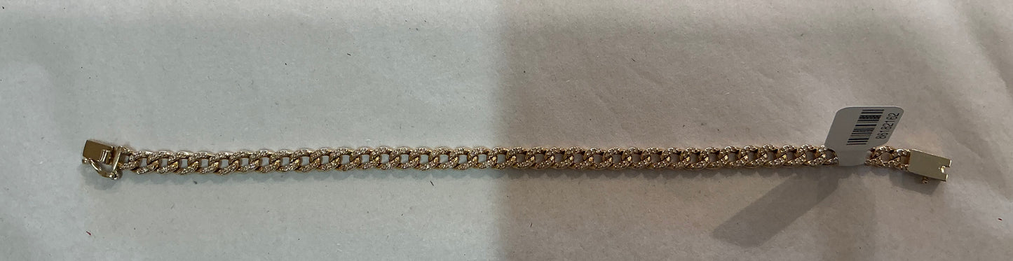 Diamond Pave Bracelet in 14K