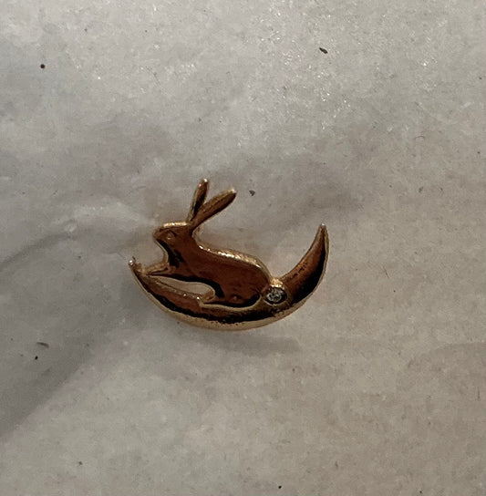 Moon Bunny Earring by Sophia Zakia