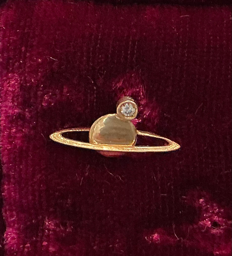 Saturn Earring by Sophia Zakia