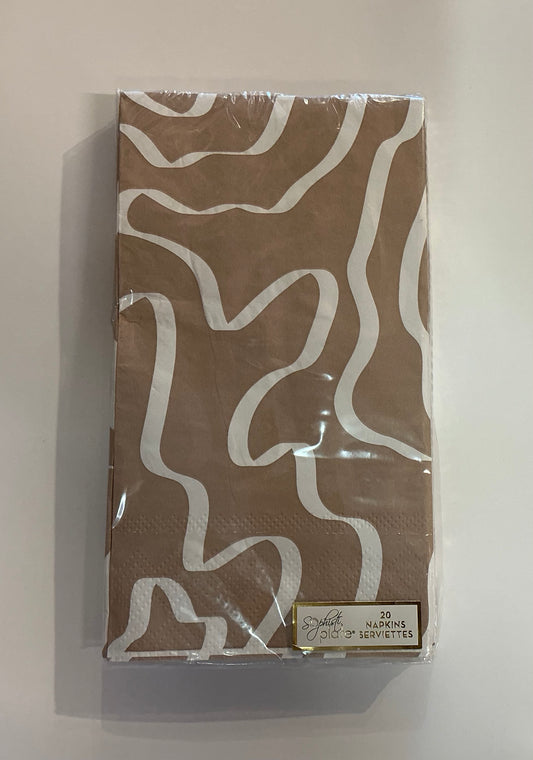 Guest Towels - Beige/White