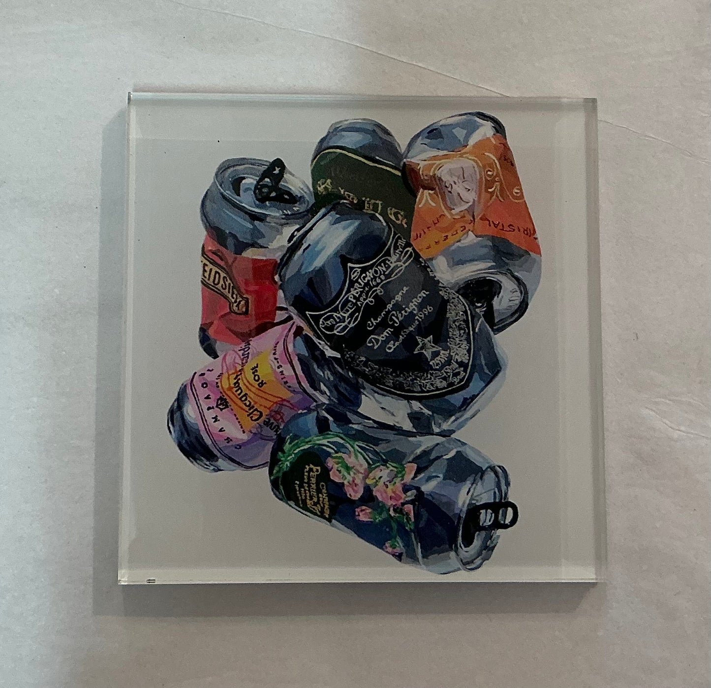 Acrylic Coasters - Crush Rush - Champagne