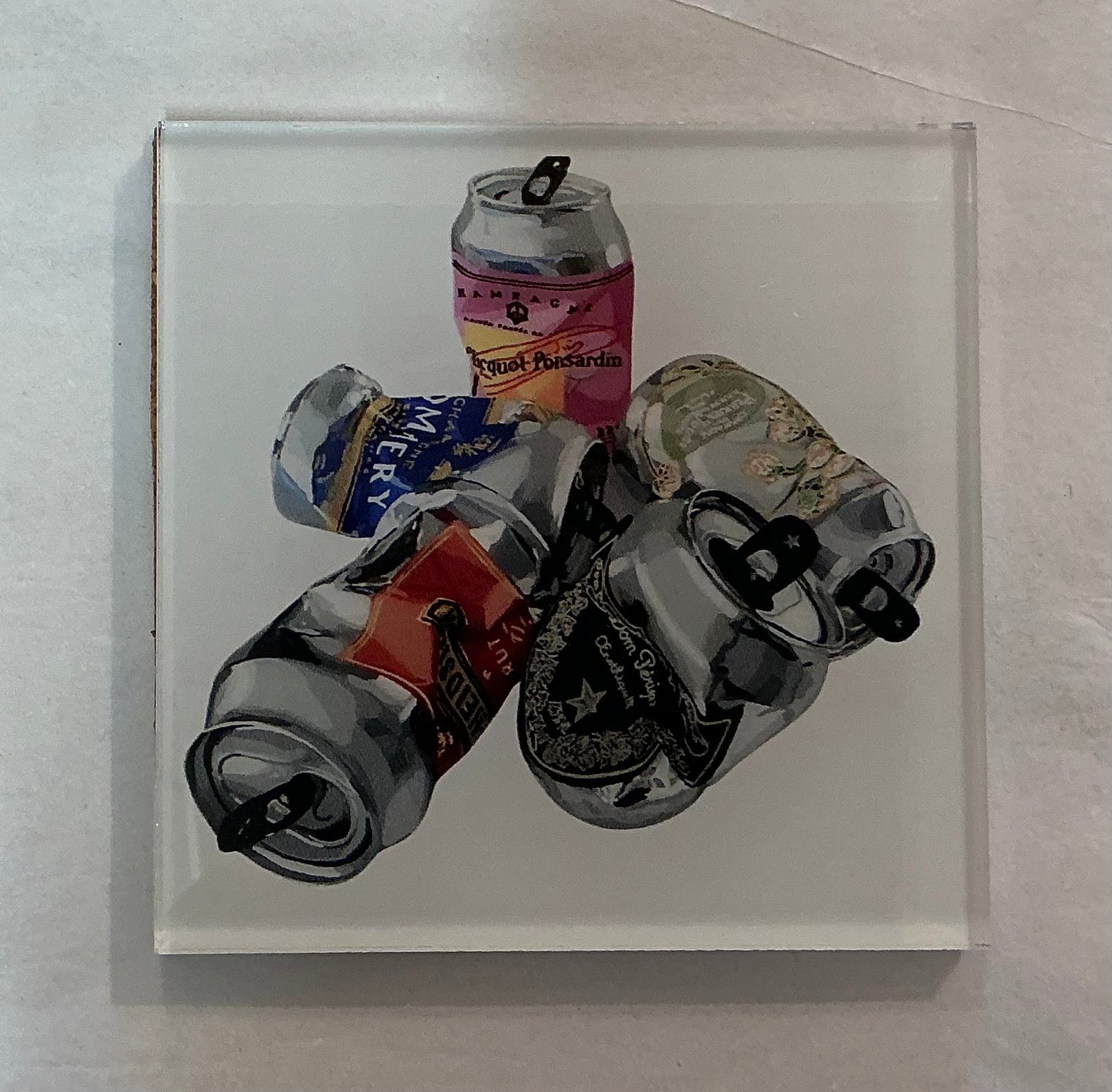 Acrylic Coasters - Crush Rush - Champagne