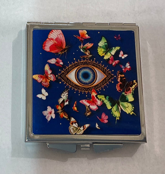 Compact Mirror (Evil Eye) - Small   *Exclusive to Code Blue*