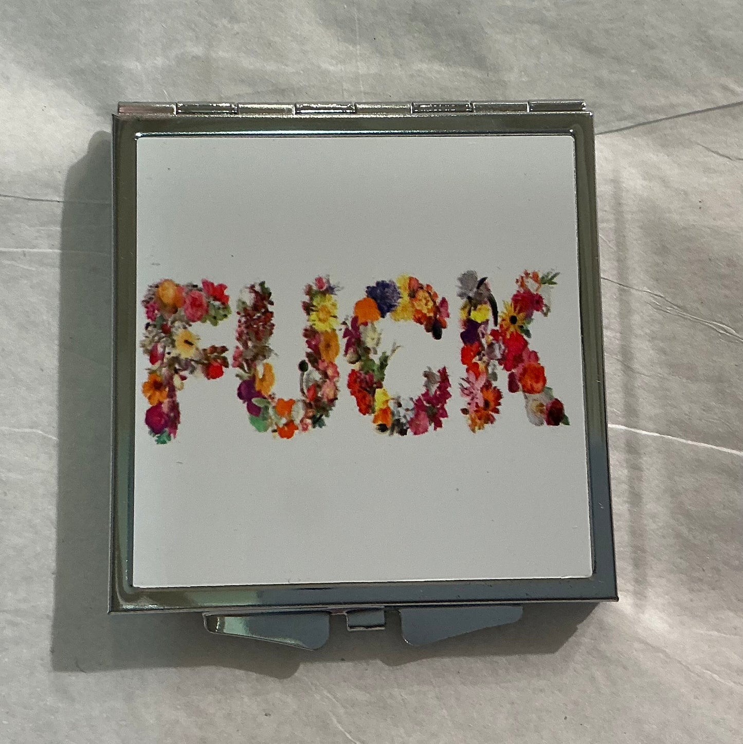 Compact Mirror - FUCK- Small   *Exclusive to Code Blue*