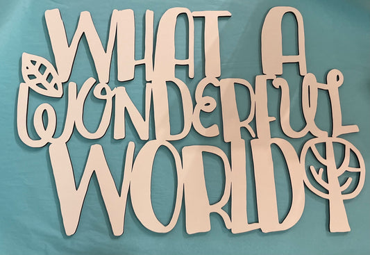 What a Wonderful World Louis Armstrong Song Lyrics Wall Art