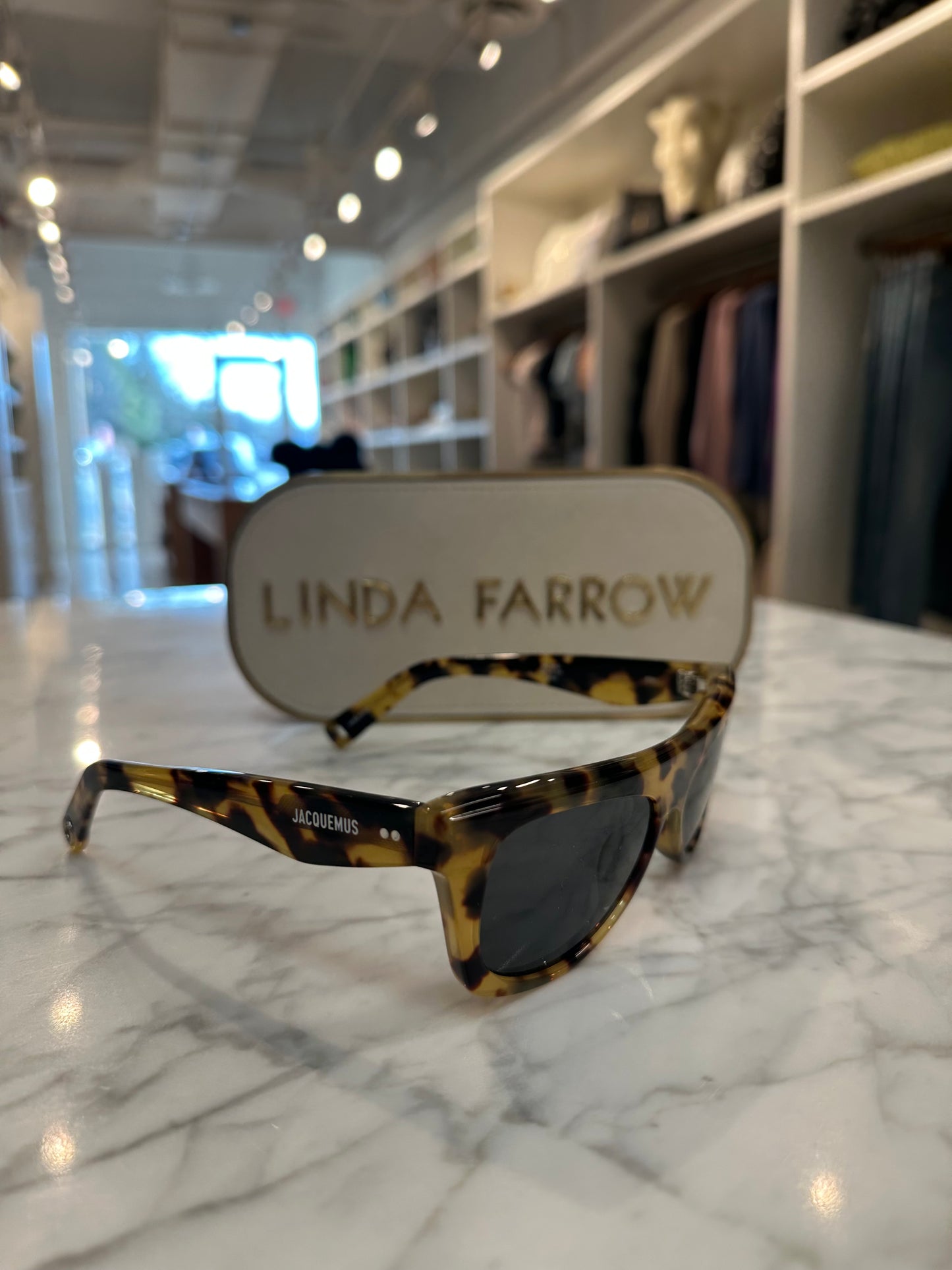 PINA T-SHELL/ SILVER/ GREY SUNGLASSES by LINDA FARROW