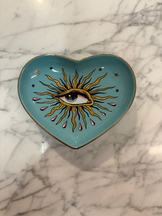 Pop Art Eye Heart Dish