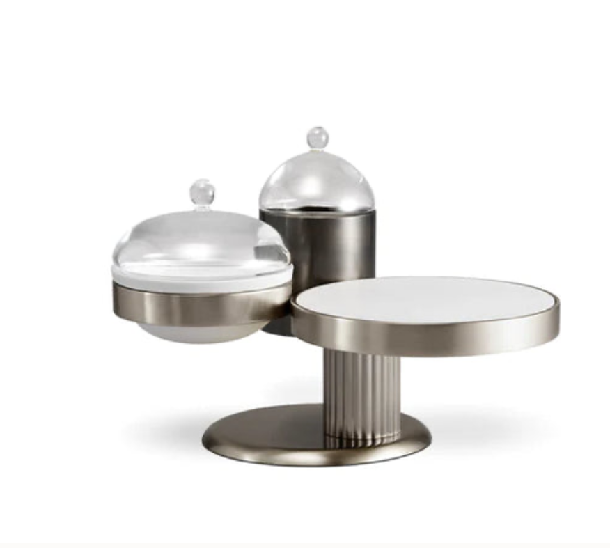 L'Objet - Kelly Behun 3 Section Server with Domes- Small