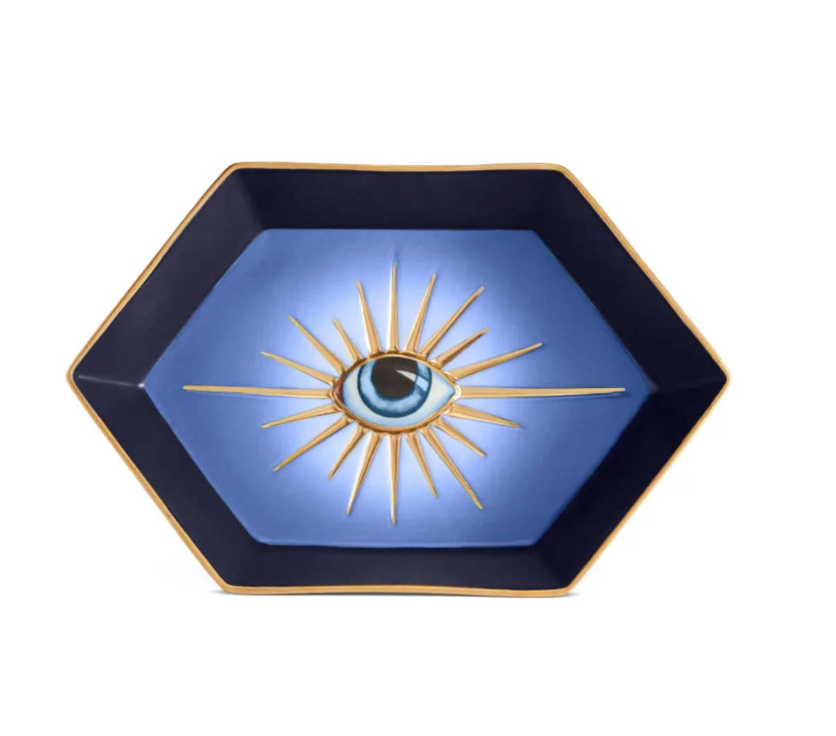 Lito Hexagon Tray - Green or Blue