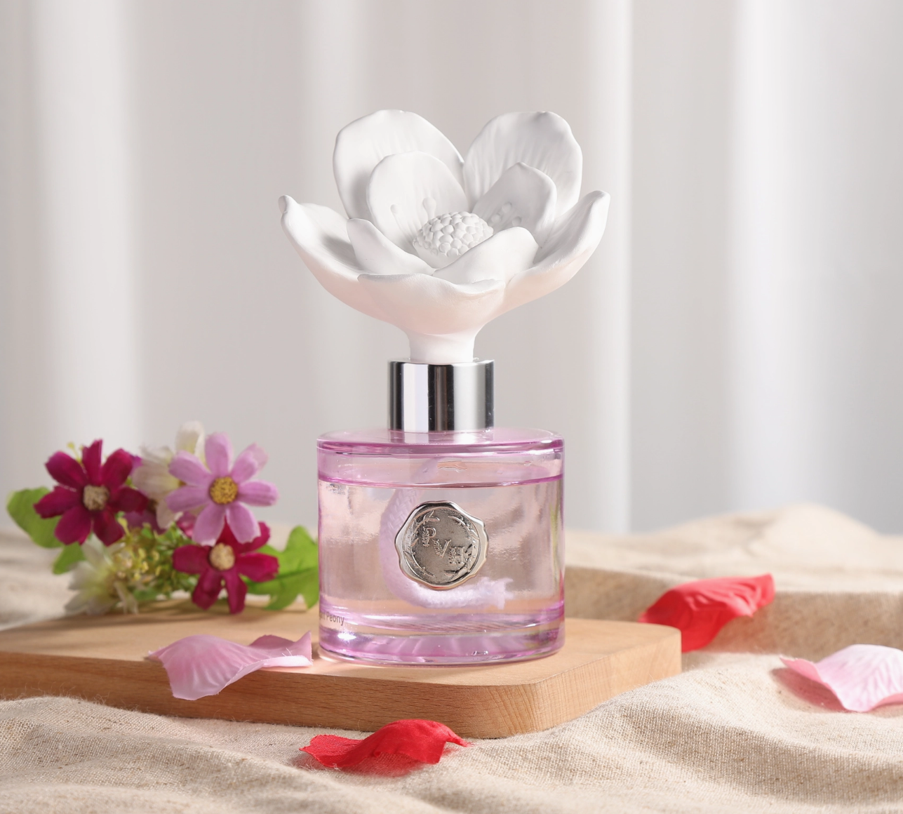 Magnolia Flower Diffuser Gift Set