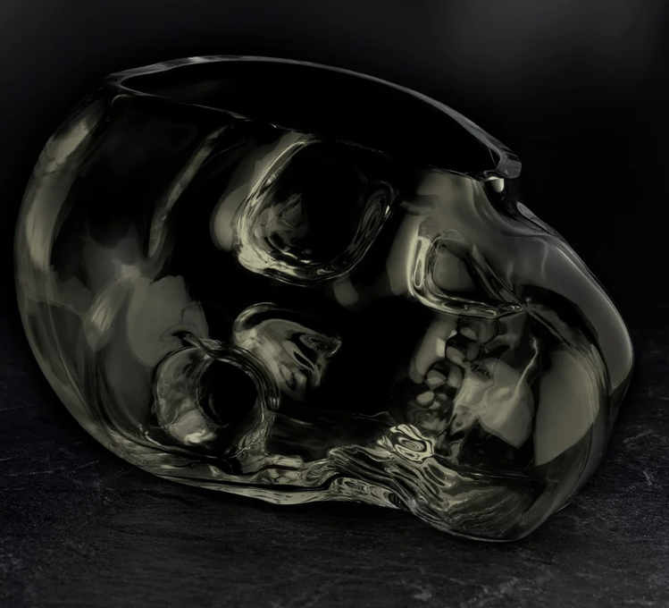 Memento Mori Skull Bowl Smoke Large