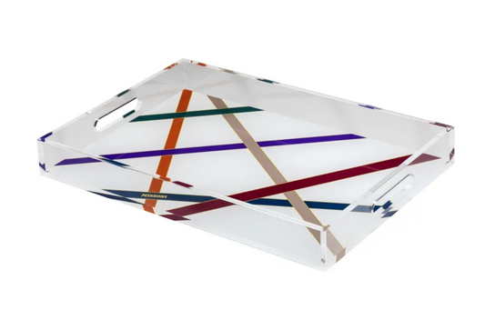 Missoni Home Tray NASTRI MULTICOLOR Large 12 x 18 in