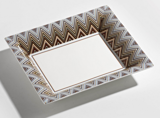 Missoni Zigzag Jarris Rectangular Tray 8.5” x 6.75”