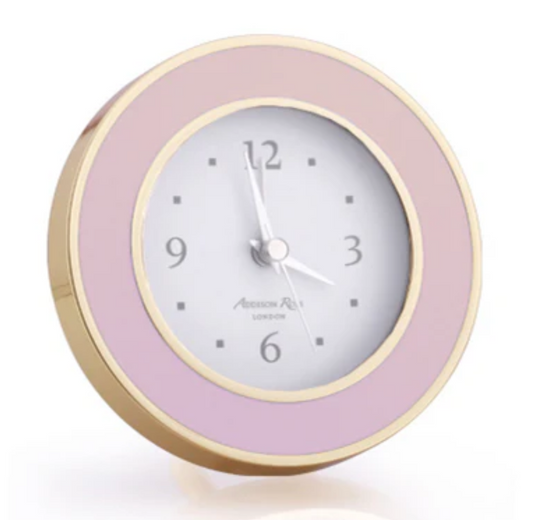 Pink and Gold Alarm Clock