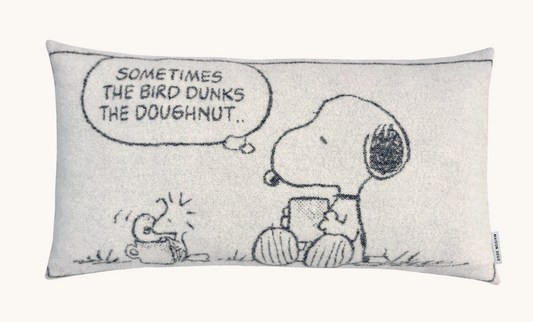 Peanuts Funny Doughnut Pillow 36” x 20”.