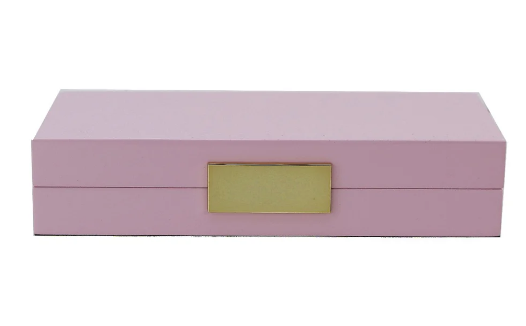 Pink and Gold 4x9 Lacquered Box