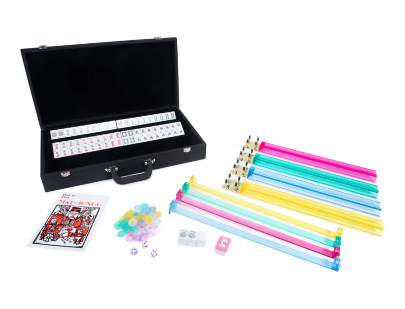 Mahjong Set in Navy or Black