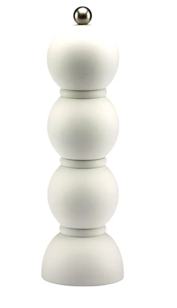 Scandi Salt or Pepper Mill White 9"