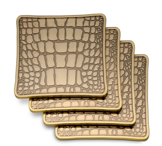Crocodile Coasters (Set of 4)