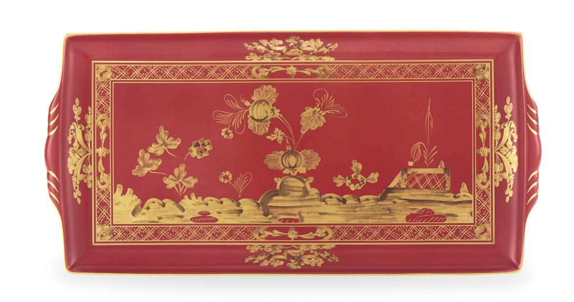 Oriente Italiano Large Rectangular Tray - Rubrum