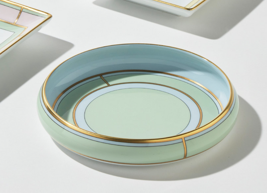 Diva Round Change Tray - Verde
