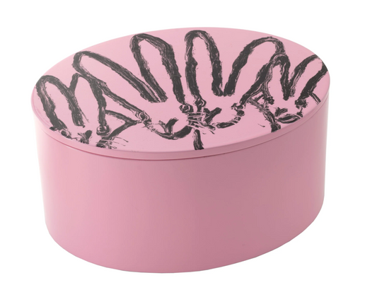 Oval Bunny Jewel Box