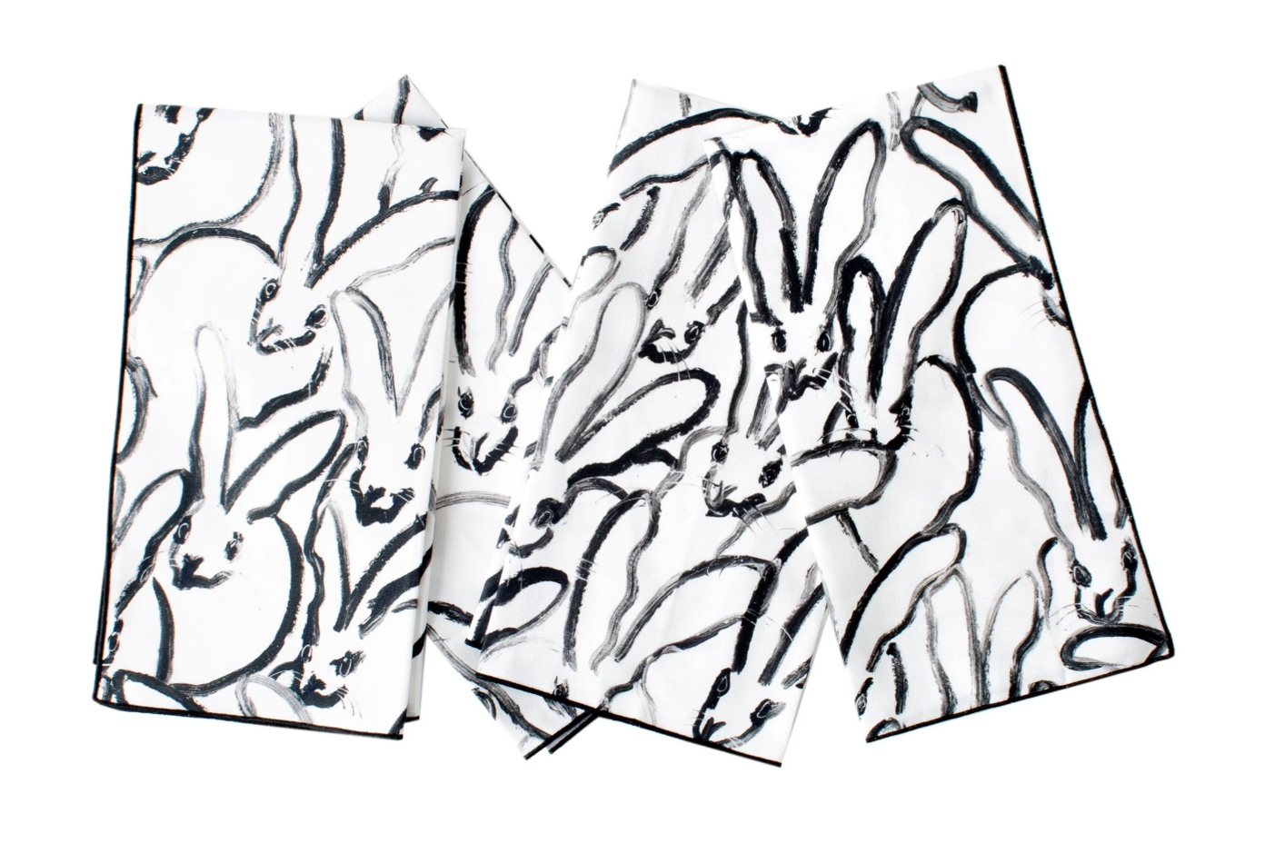 Hunt Slonem Rabbit Run Cotton Dinner Napkin