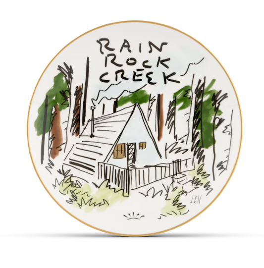 Profumi Luchino Decorative Plate - Rain Rock Creek