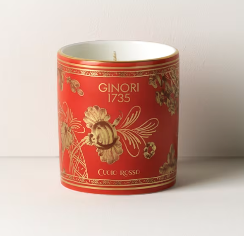 Oriente Italiano Scented Candle Rubrum - Cuoio Rosso