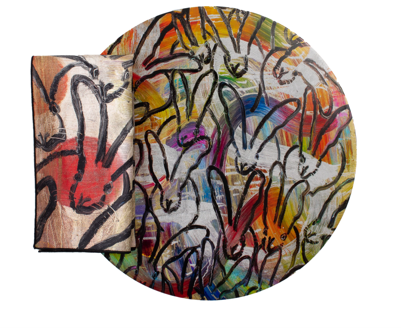 Totem Bunnies Lacquer Placemat