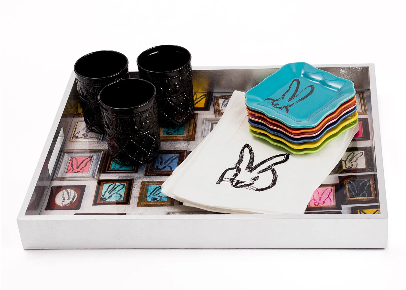 Hunt's Studio Silver Leaf Tray