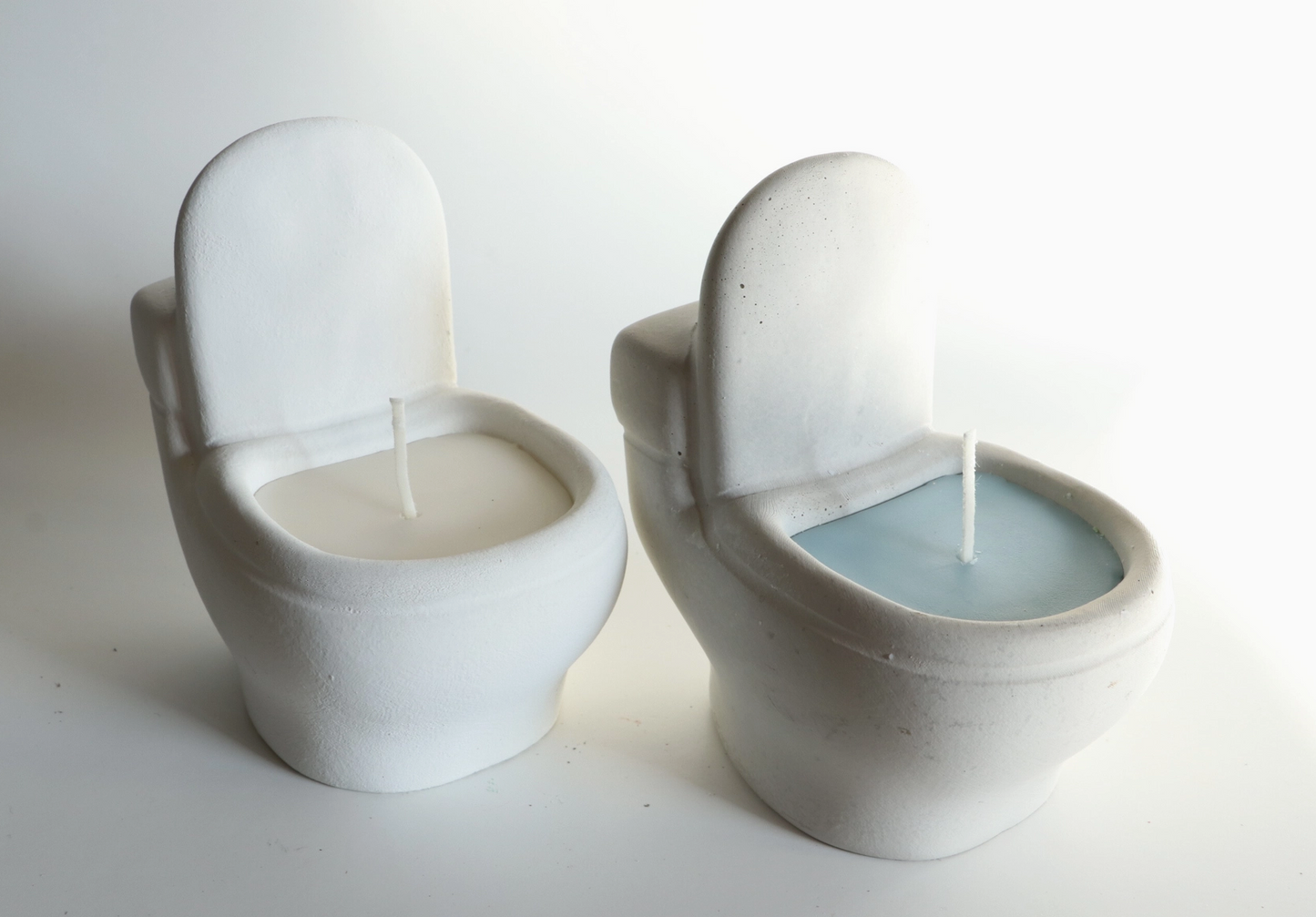 Toilet Bowl Candle - White