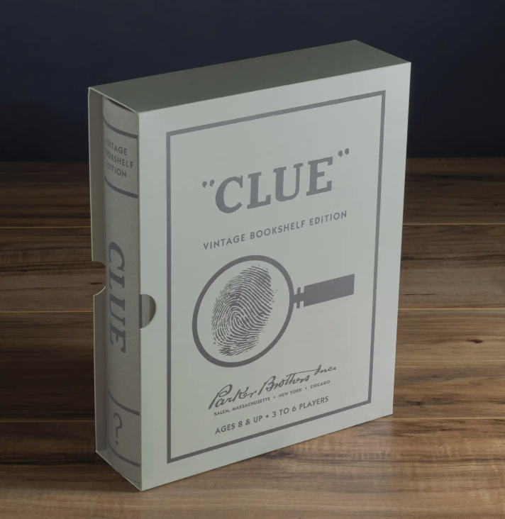 Clue Vintage Bookshelf Edition