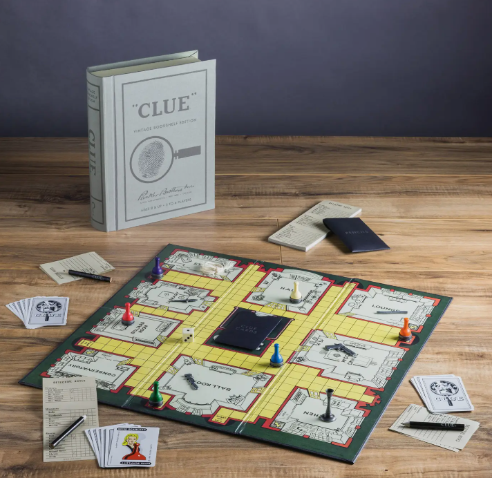 Clue Vintage Bookshelf Edition