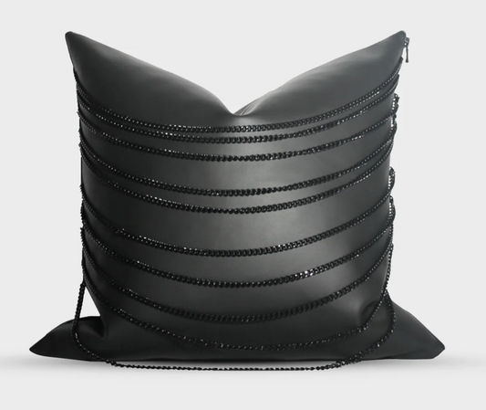 CHAIN GANG | Draped Chain Pillow