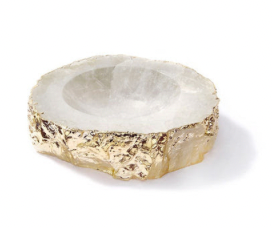 Casca Bowl Crystal & Gold