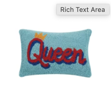 Queen Hook Pillow