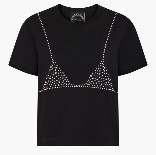 Short-sleeve trompe L'oeil t-shirt by Sonia Rykiel