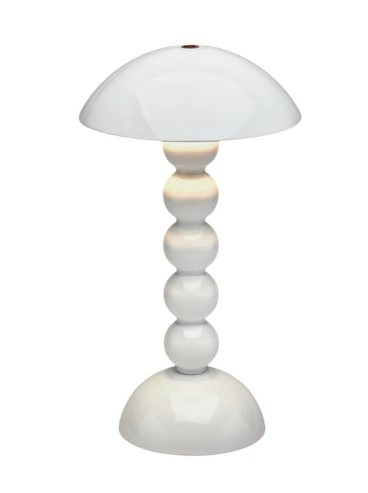 White Bobbin LED Lamp