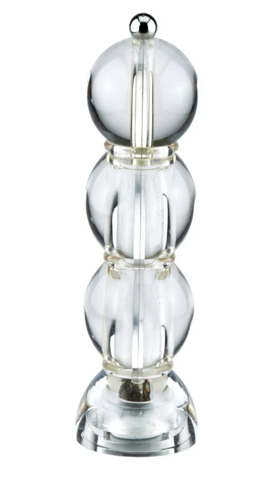 Ice White Bobbin Salt or Pepper Mill