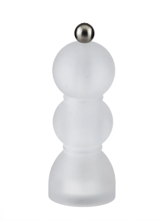 Clear Frosty Mini Bob Salt or Pepper Mill