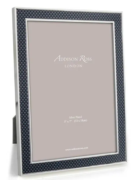 Faux Carbon Fibre Photo Frame 4x6, 5x7 or 8x10