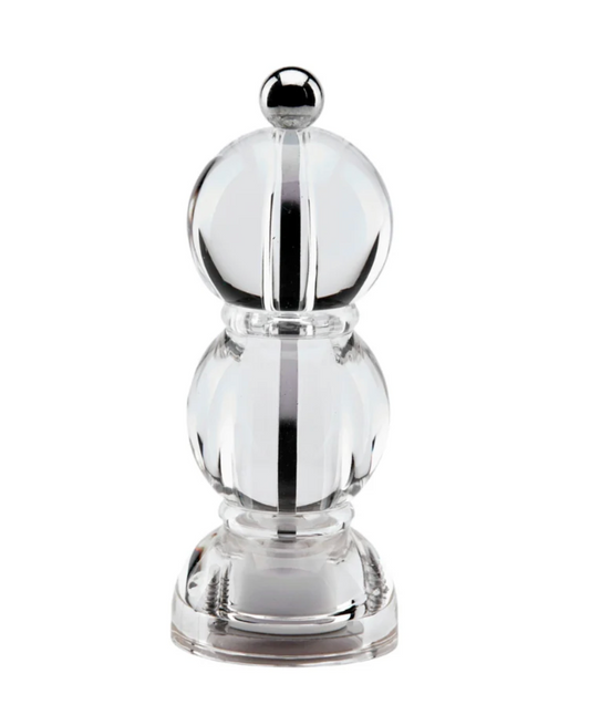 Clear Icy Mini Bob Salt or Pepper Mill