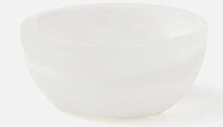 HUGO, White Swirled, Mini Serving Bowl
