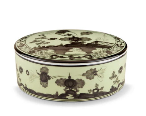 Ginori Oriente Italiano Round Trinket Box - Bario