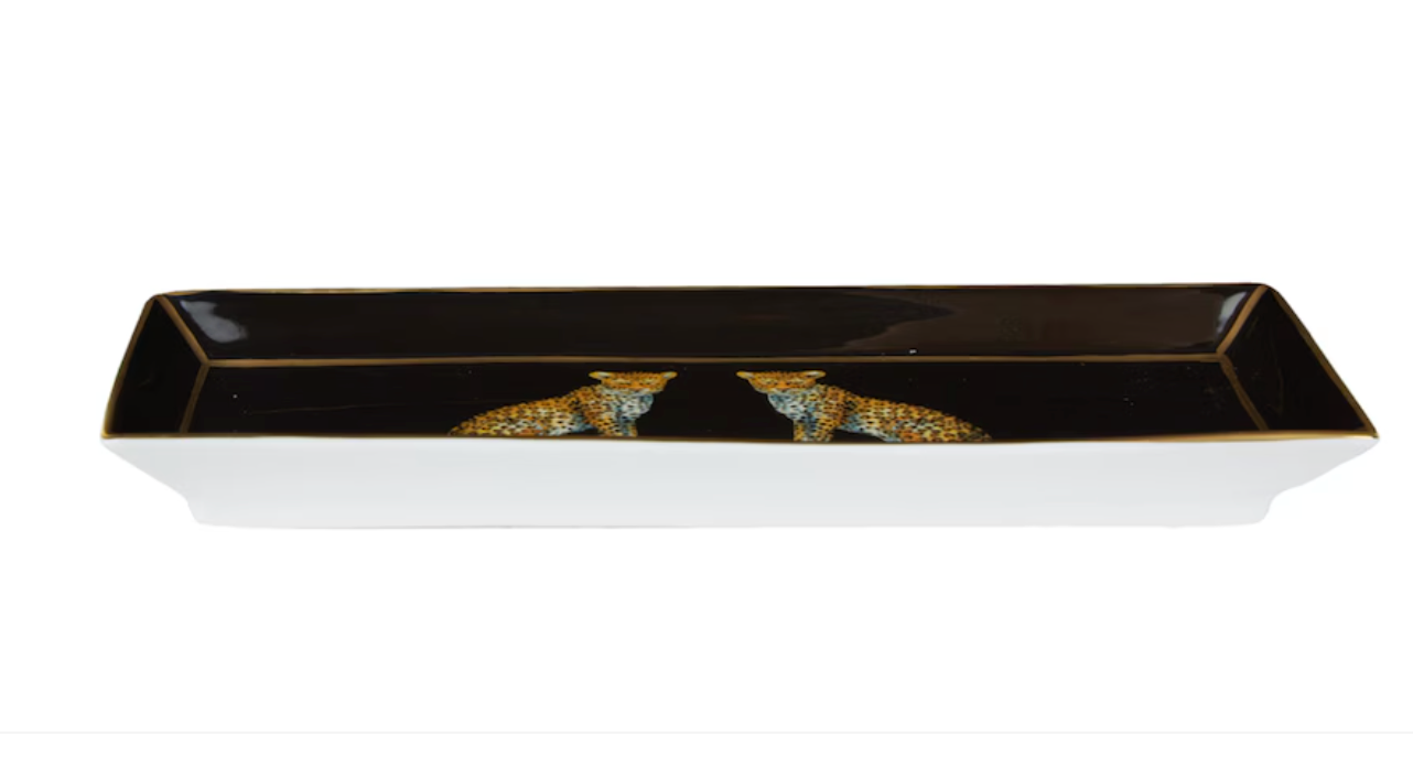 Leopards Rectangular Tray